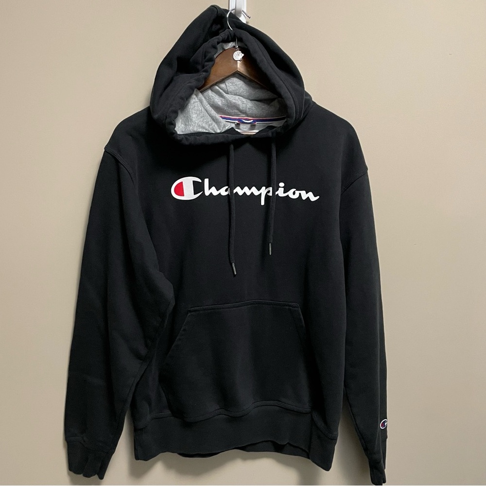 Champion Black & Grey Sweatshirt Men’s Medium